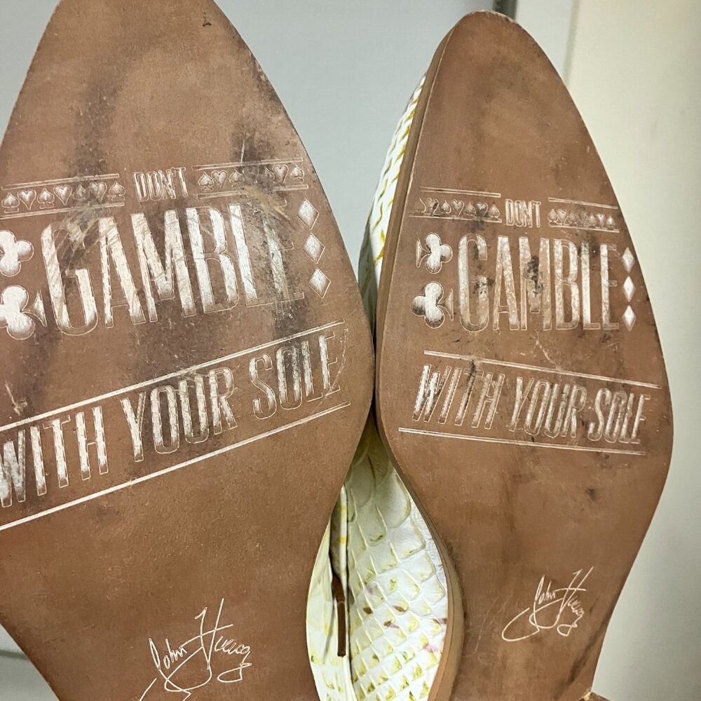 *Barely Worn* 2019 Fluevog Modvog ACE FACE! Snake, Size Men's 5 (Women's 8.5)! - Picture 10 of 13